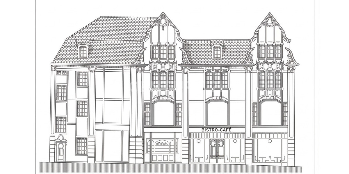 Historische Front - KI bearbeitet